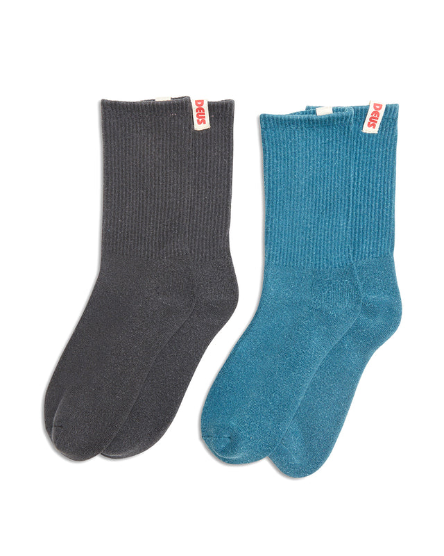Garment Dyed Sock (2 Pack) - 2 Pack Multi
