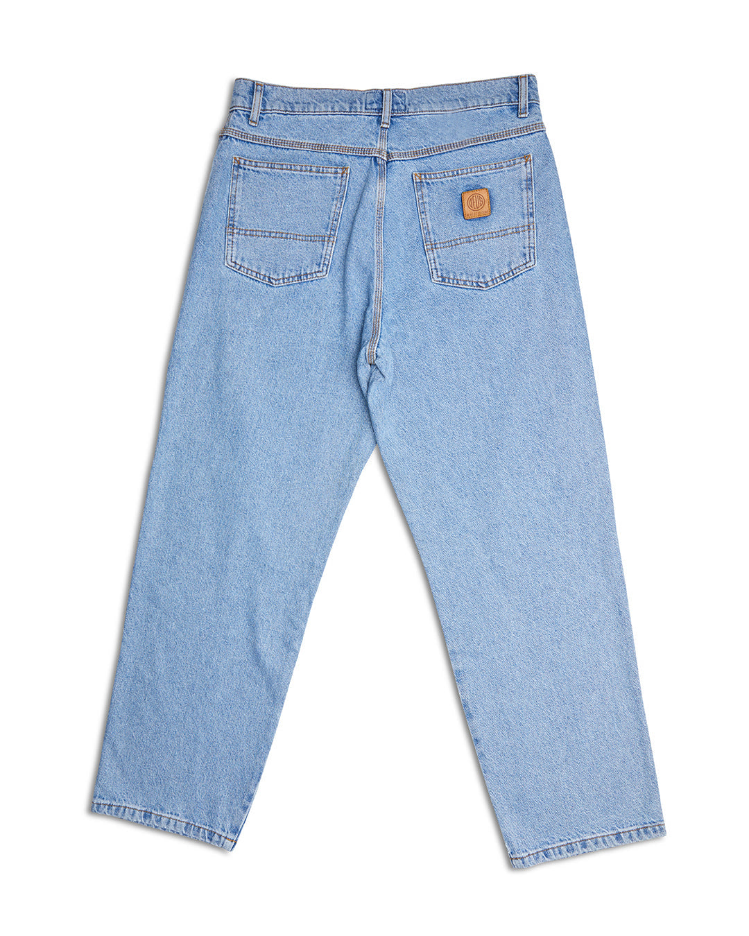 Japanese 12oz Washed Light Grey Stretch Jeans - Custom Fit Pants