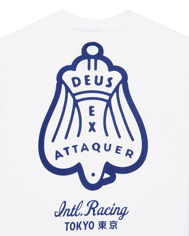 Deus Ex Attaquer Massive Attaq Tee - Vintage White