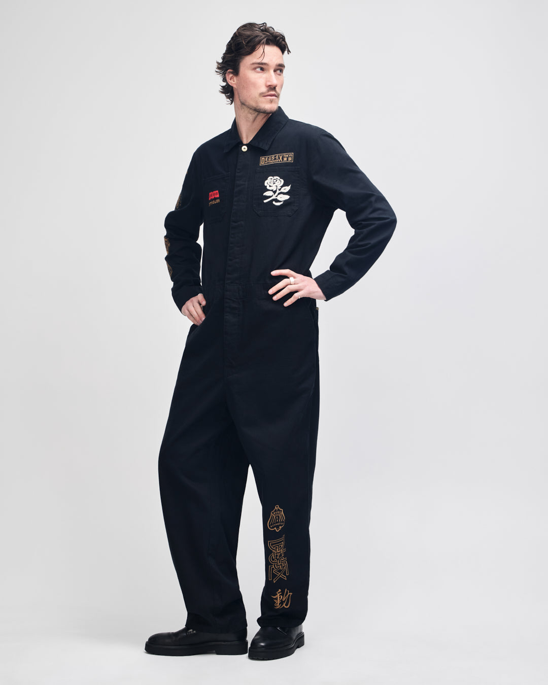 Pants | Deus Ex Machina | Attaq On Time Coverall - Black – Deus Ex