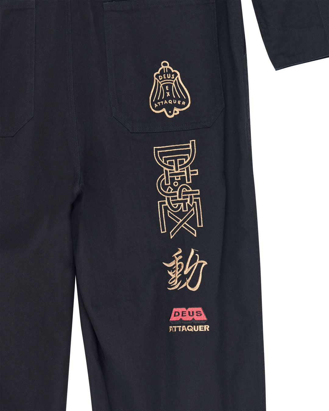 Pants | Deus Ex Machina | Attaq On Time Coverall - Black – Deus Ex