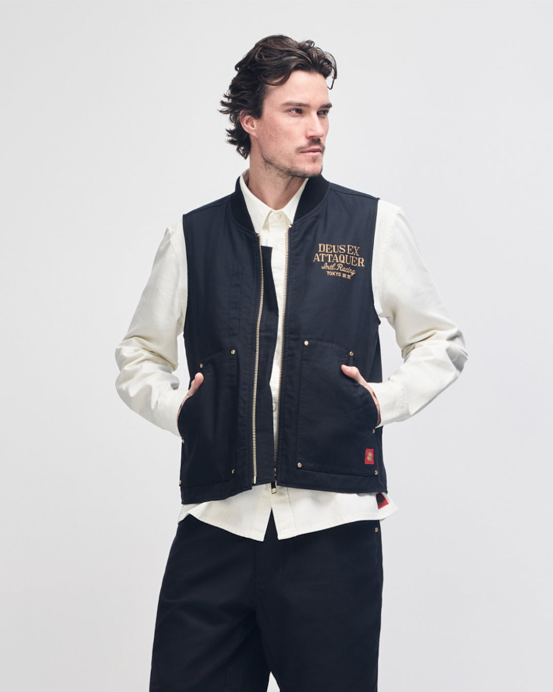 Jackets | Deus Ex Machina | Attaq Modify Vest - Black – Deus Ex