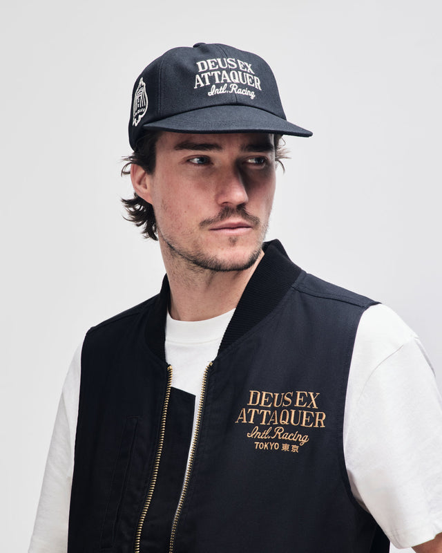 Deus Ex Attaquer Wreckless Canvas Cap - Black