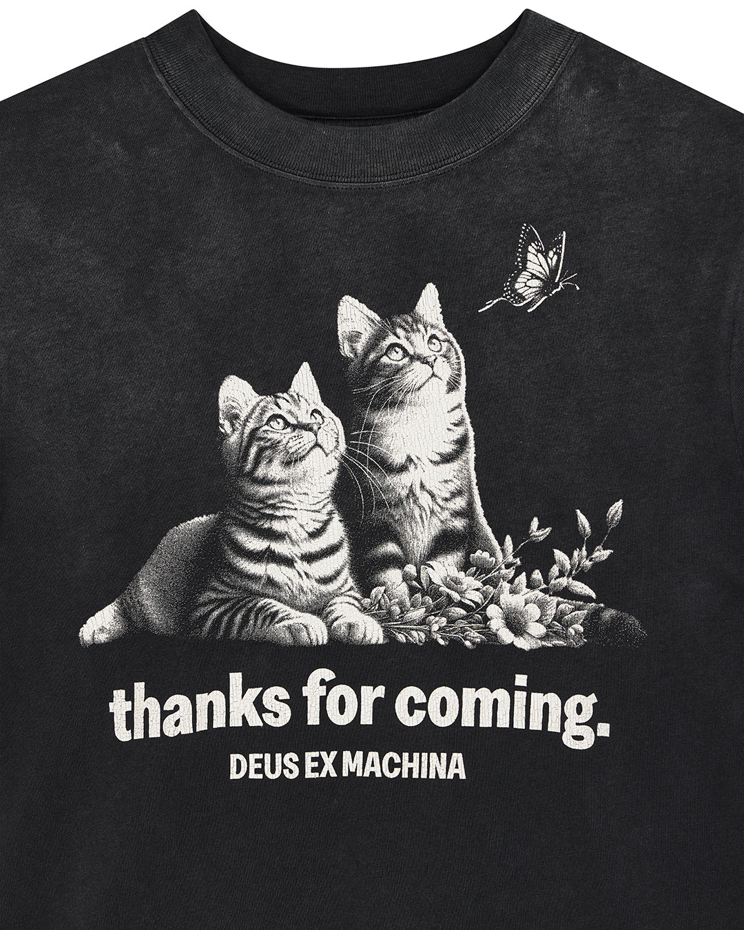 Tees | Deus Ex Machina | Ostinato Tee - Anthracite – Deus Ex
