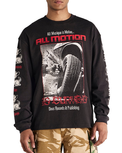 Mens T-Shirt|Deus Ex Machina|Dancing Ghost Ls Tee – Deus Ex