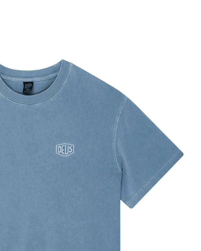 Shield Garment Dyed Tee - Legion Blue