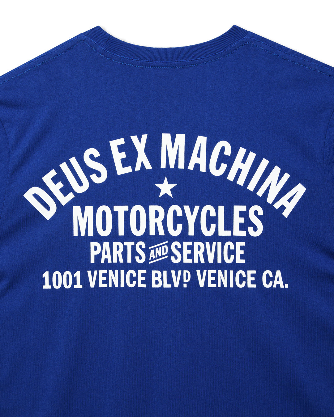 Tees | Deus Ex Machina | Venice Address - Classic Blue – Deus Ex
