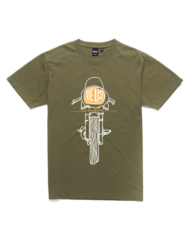 Frontal Matchless Tee - Forest Green