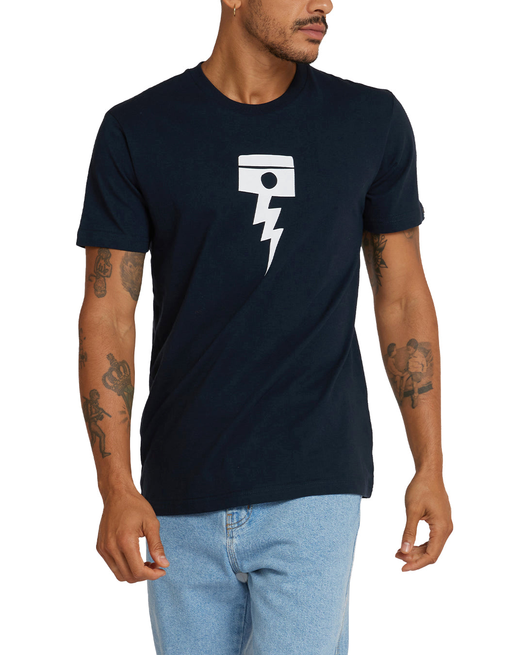 Pisstin Tee - Navy