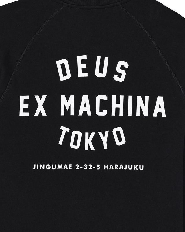 Harajuku Address Crew - Black