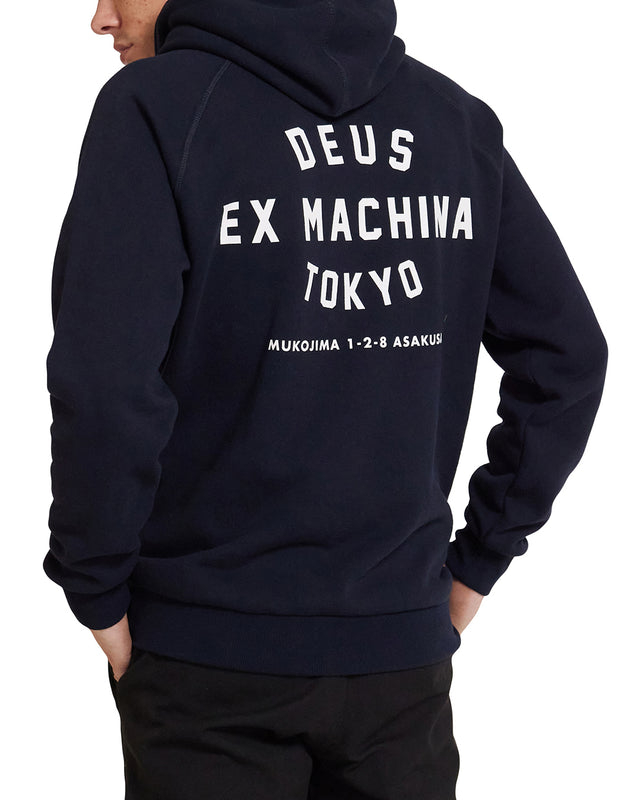 Tokyo Address Hoodie - Navy