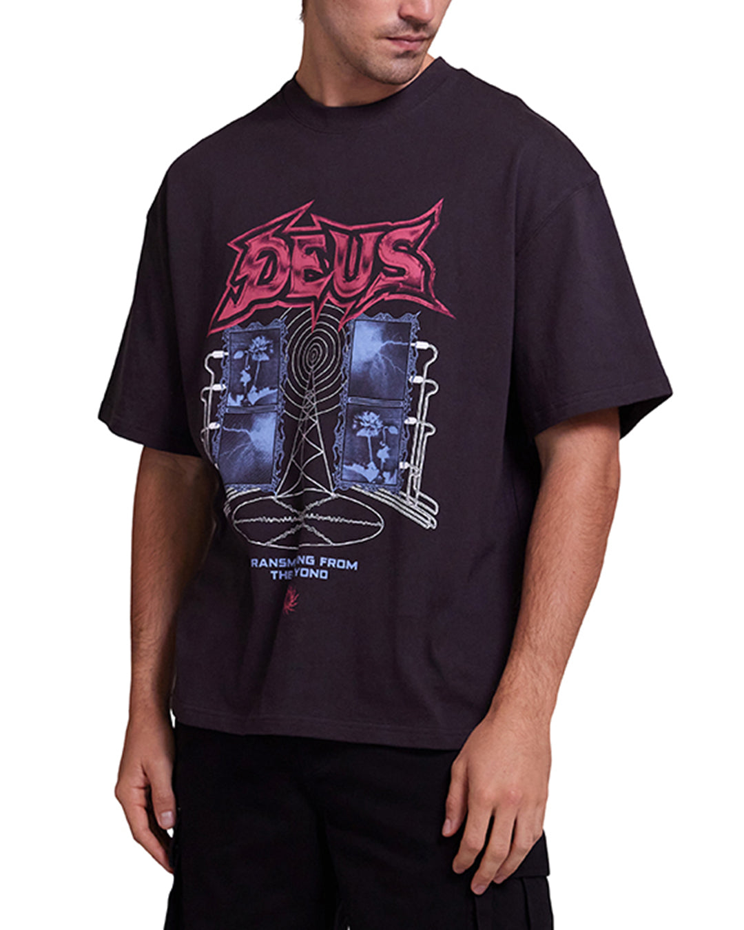 Tees | Deus Ex Machina | Transmission Tee Anthracite – Deus Ex