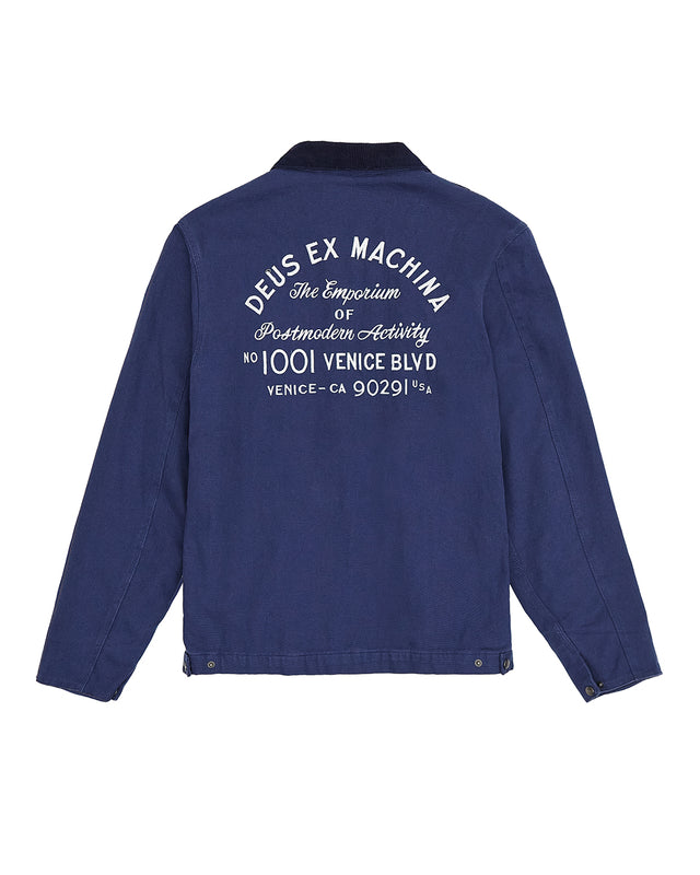 address workwear jacket mechanic blue