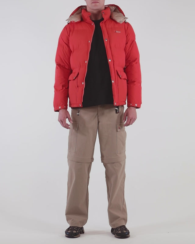 Summit Puffer Jacket - Red Clay
