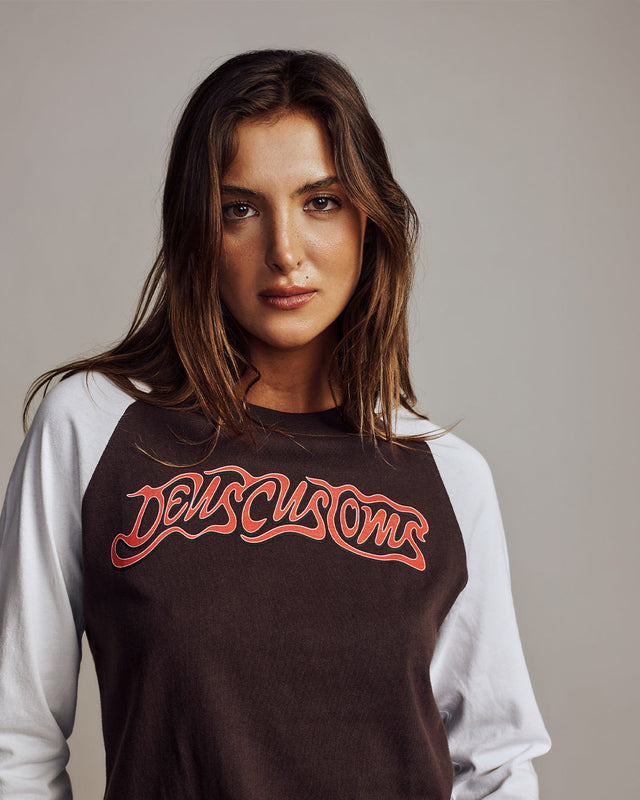 Rocca Raglan Tee - Java Brown