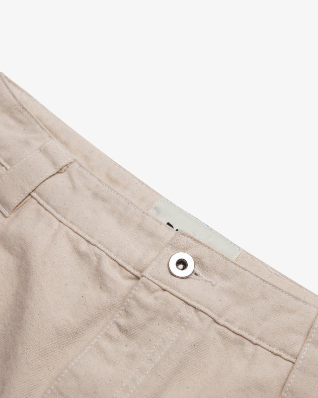 Canvas Irene Skirt (Relaxed Fit) - Natural