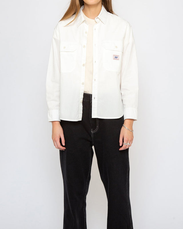 Joanie Shirt (Oversized Fit) - Dirty White