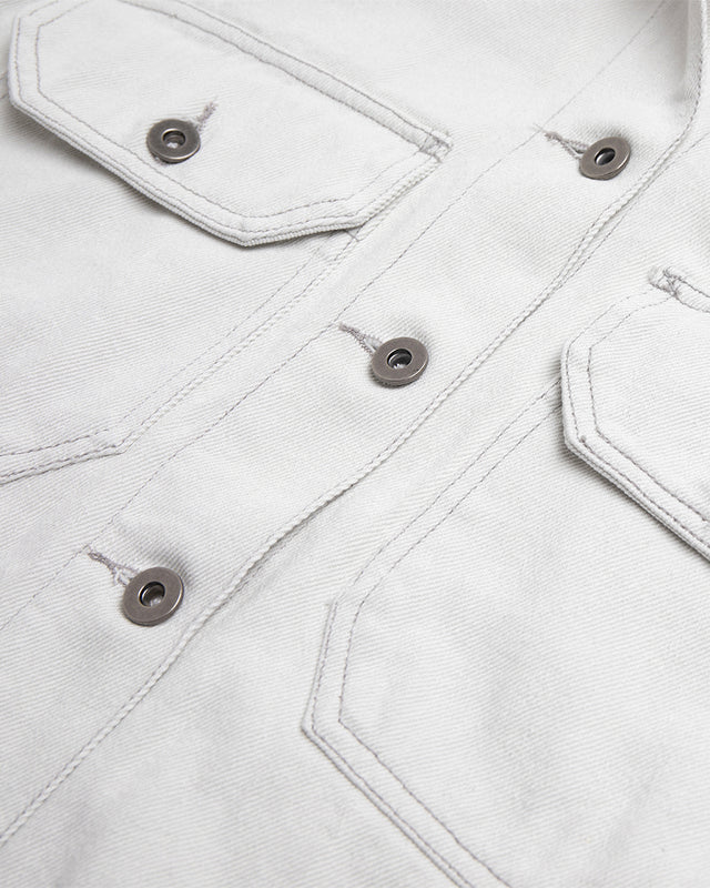 Coby Jacket (Oversized Fit) - Bleached White