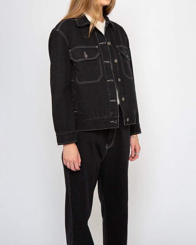 Coby Jacket (Oversized Fit) - Black