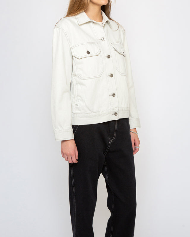 Coby Jacket (Oversized Fit) - Bleached White