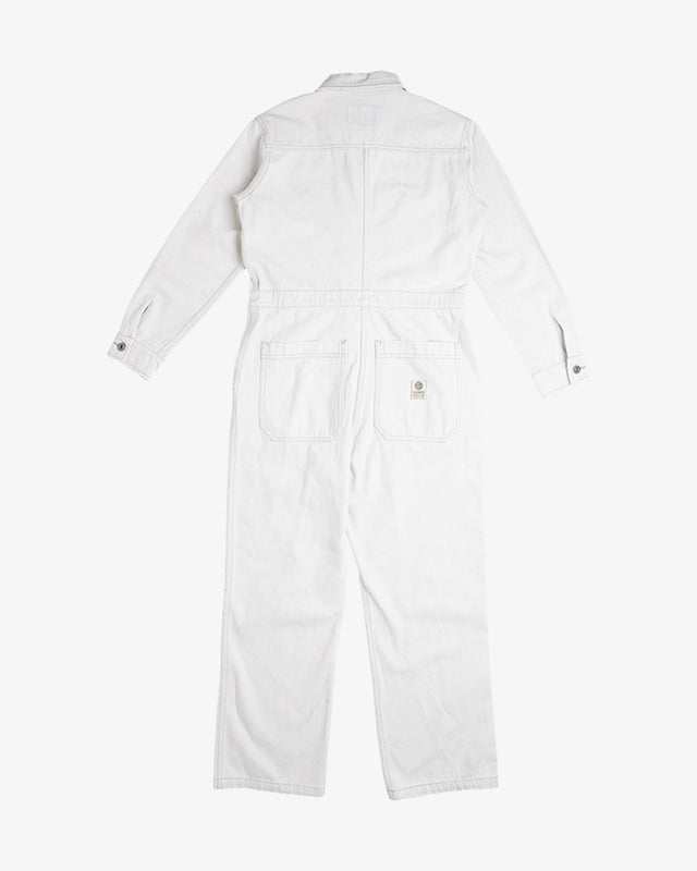 Metro Coverall - Bleached White