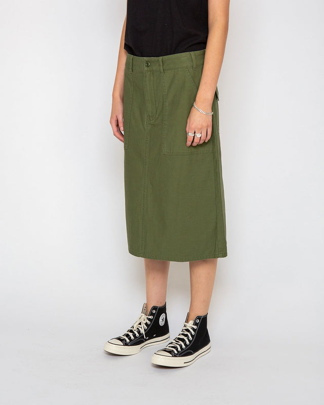 Olivia Skirt (Relaxed Fit) - Clover Green