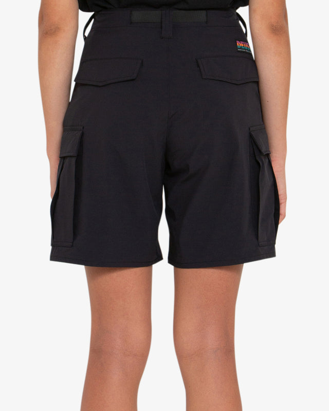 Ghosties Cargo Short - Black