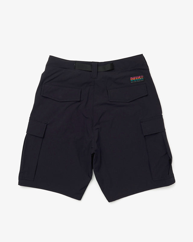 Ghosties Cargo Short - Black