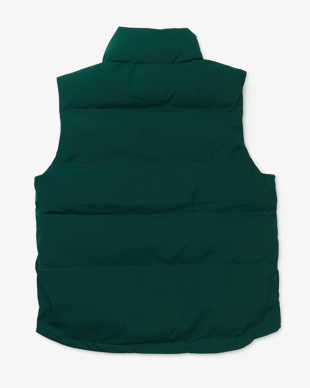 Dark green puffer on sale vest