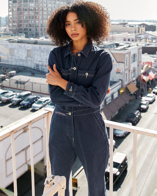Metro Coverall - Indigo