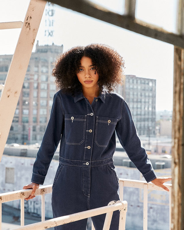 Metro Coverall - Indigo