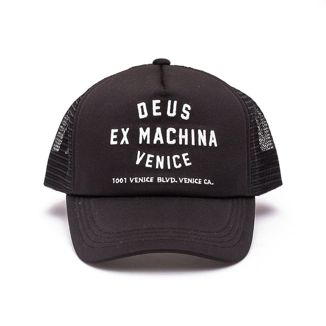 Venice Address Trucker - Black