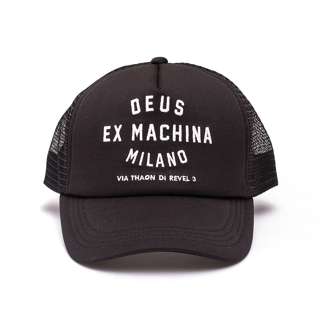 Milano Address Trucker Hat Black