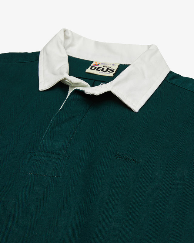 Leon Rugby Shirt - Trek Green