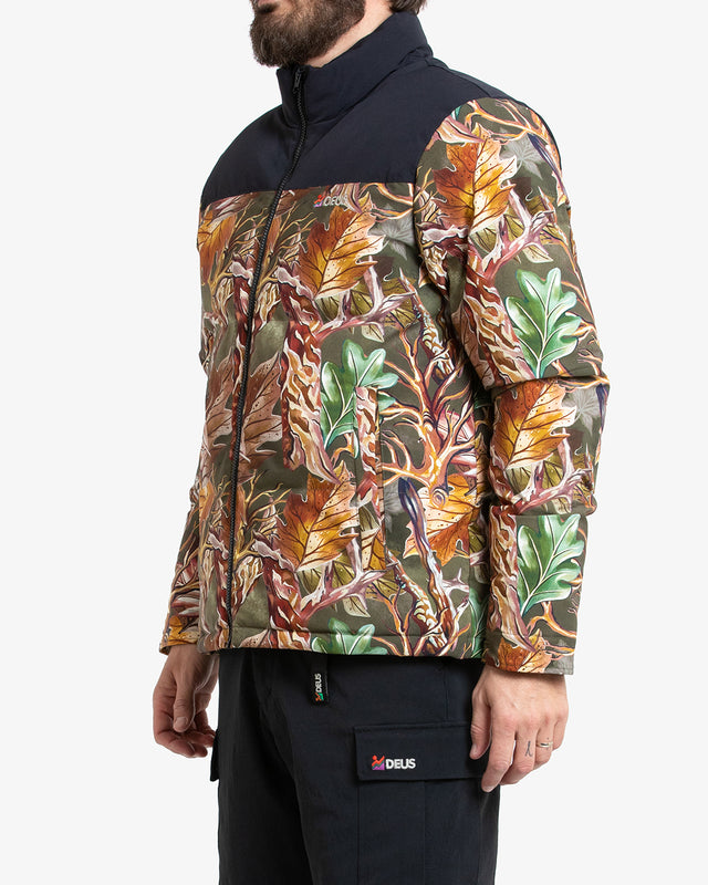 Scout Puffer Jacket - Leaf Camo