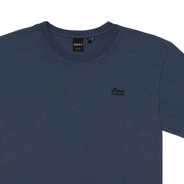 Standard Embroidered Tee - Navy