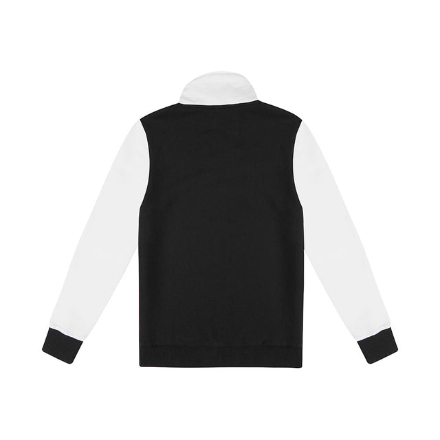 Handsford Half Zip Sweater - Black-White