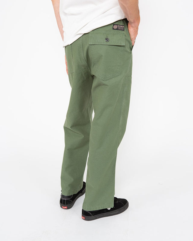 Harris Cropped Fatigue Pant - Clover Green