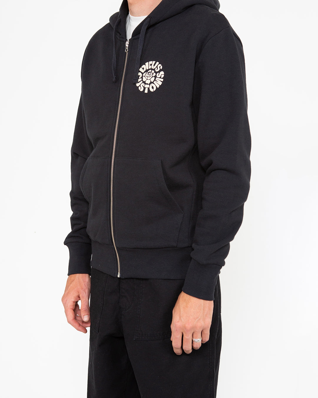 Elevation Zip Hoodie - Black – Deus Ex Machina USA