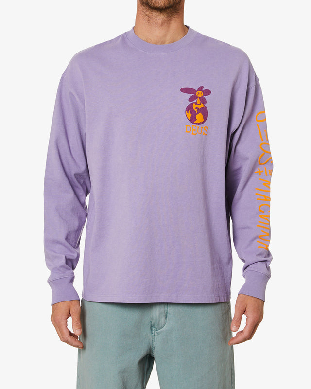 Thump Long Sleeve Tee - Purple Haze