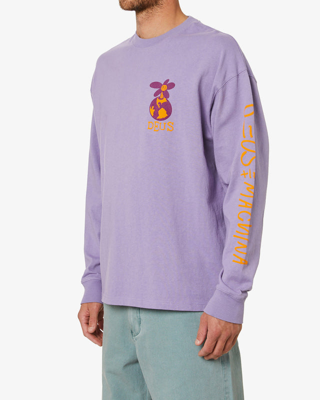 Thump Long Sleeve Tee - Purple Haze