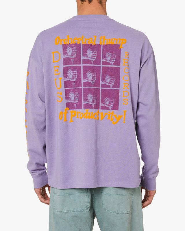 Thump Long Sleeve Tee - Purple Haze