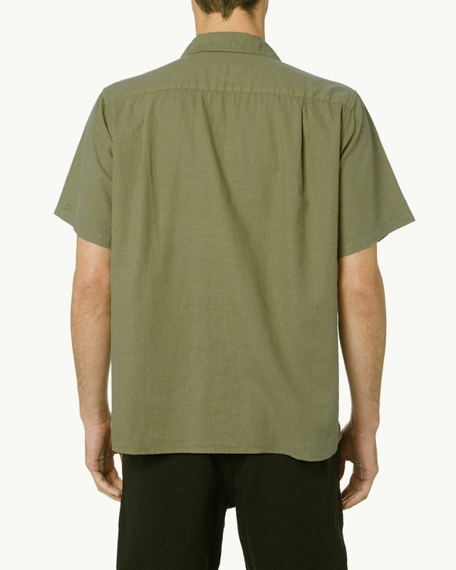Jagger Hemp Shirt - Lichen Green