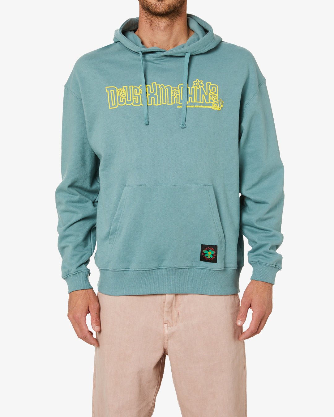 Blue and green thrasher hot sale hoodie