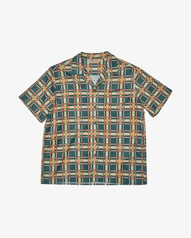 Segauro Check Shirt (Relaxed Fit) - Green Combo