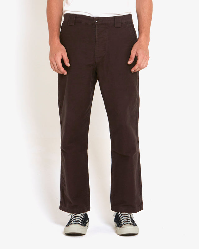 Moleskin Work Pant (Relaxed Fit) - Choc Brown