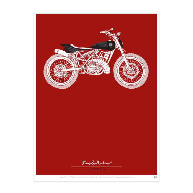 Dani Pedrosa CR500 Poster - Print, view 1